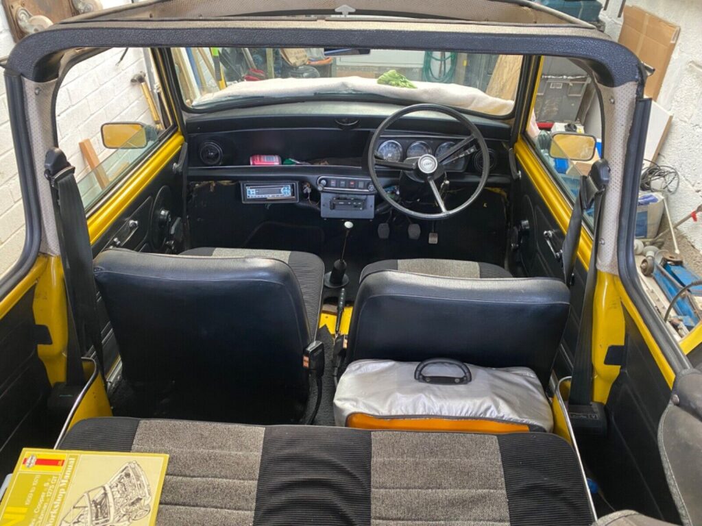 Classic mini with some previous welding to front sill & floor