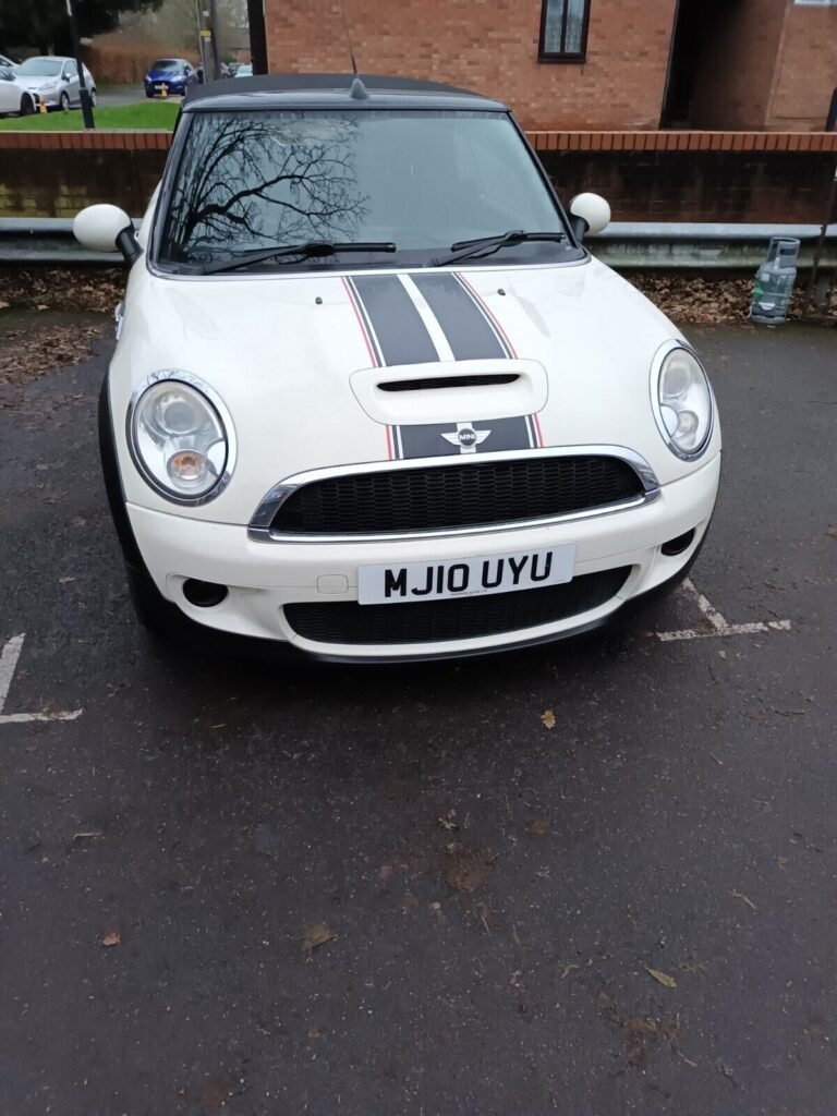 2010 mini cooper s convertible. Just had MOT with 4 new tyres