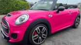 pink mini car convertible